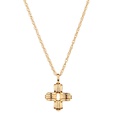 fashion 18K Copper Plated Gold Simple Geometric Necklacepicture8